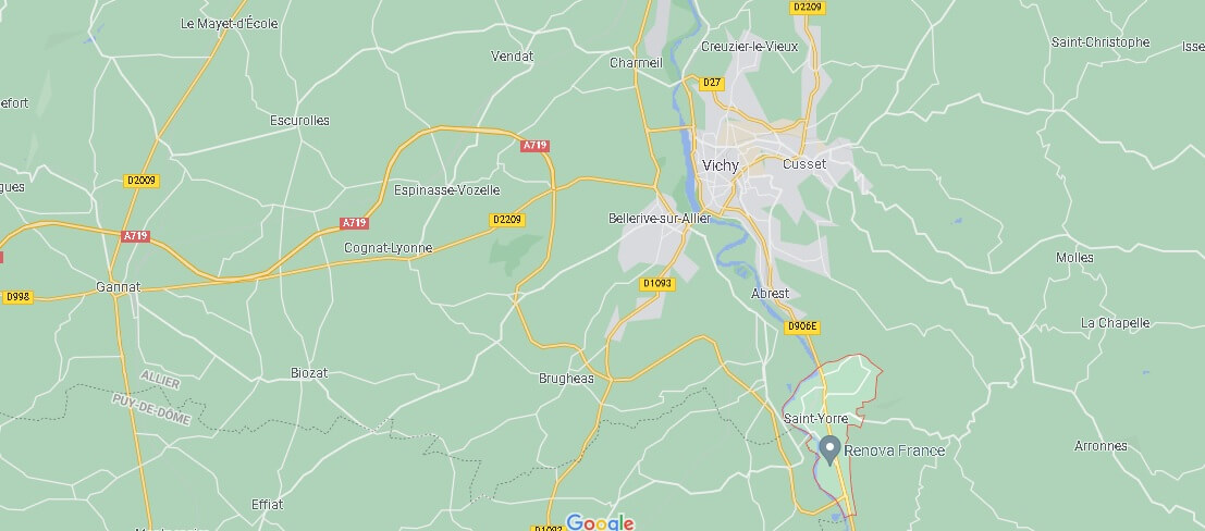 Dans quelle région se trouve Saint-Yorre