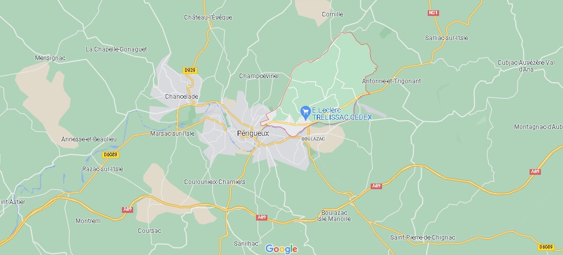 Dans quelle région se trouve Trélissac