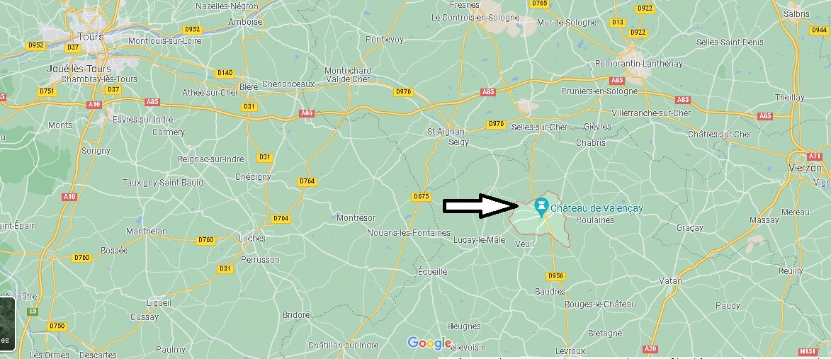 Dans quelle région se trouve Valençay