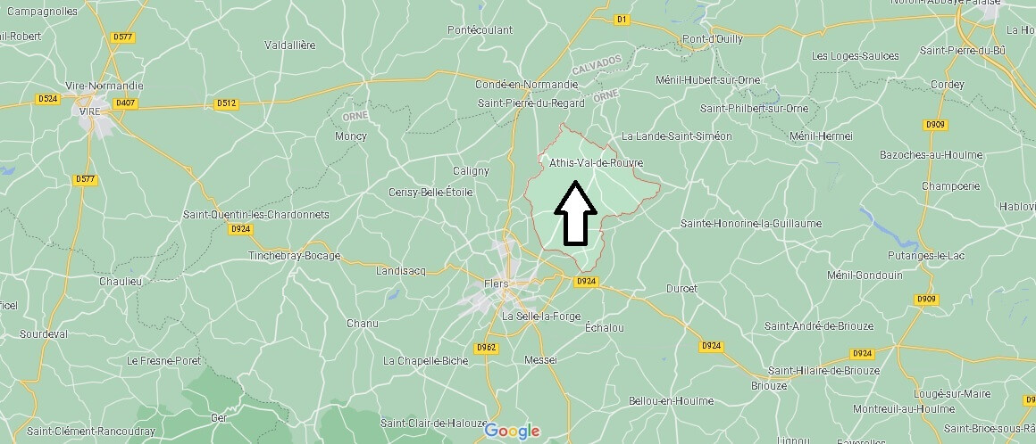 Où se situe Athis-de-l'Orne (Code postal 61430)