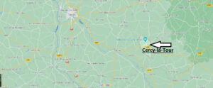 Où se situe Cercy-la-Tour (Code postal 58340)