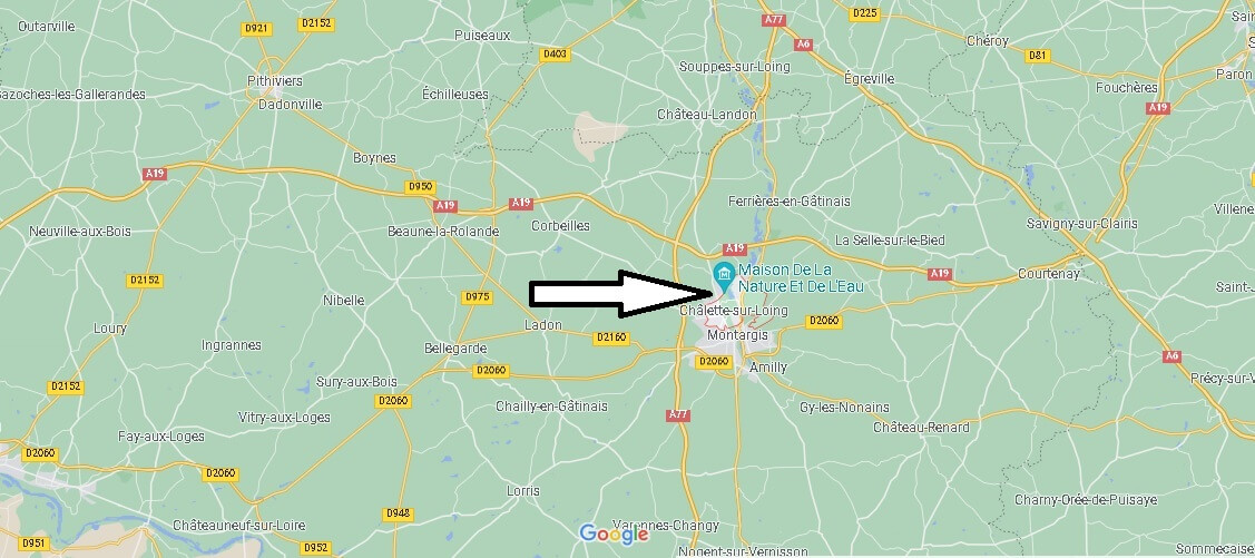 Où se situe Châlette-sur-Loing (Code postal 45120)