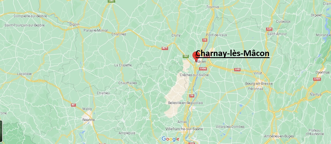 Où se situe Charnay-lès-Mâcon (Code postal 71850)