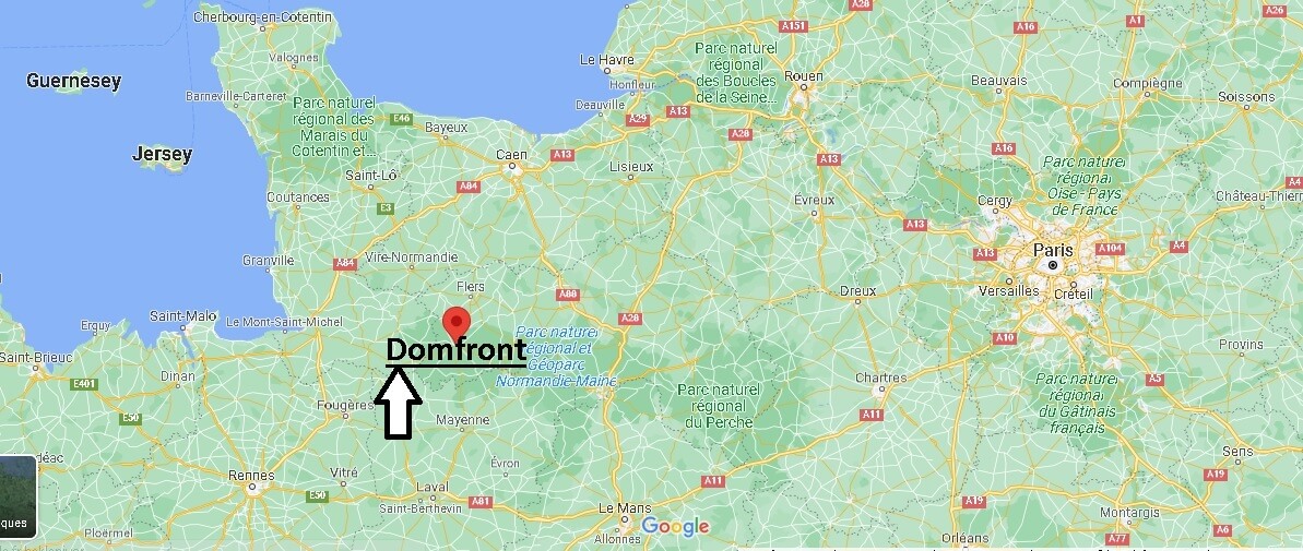 Où se situe Domfront (Code postal 61700)