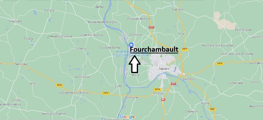 Où se situe Fourchambault (Code postal 58600)