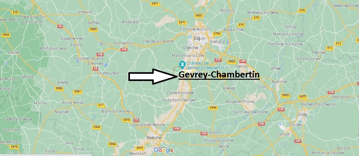 Où se situe Gevrey-Chambertin (Code postal 21220)