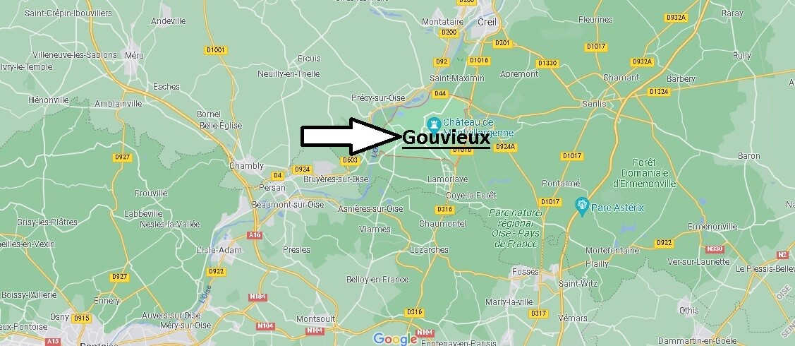 Où se situe Gouvieux (Code postal 60270)