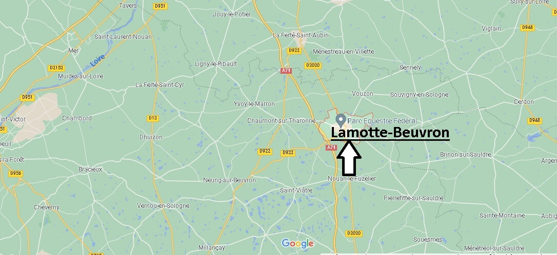 Où se situe Lamotte-Beuvron (Code postal 41600)
