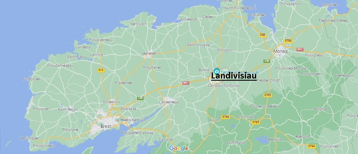 Où se situe Landivisiau (Code postal 29400)