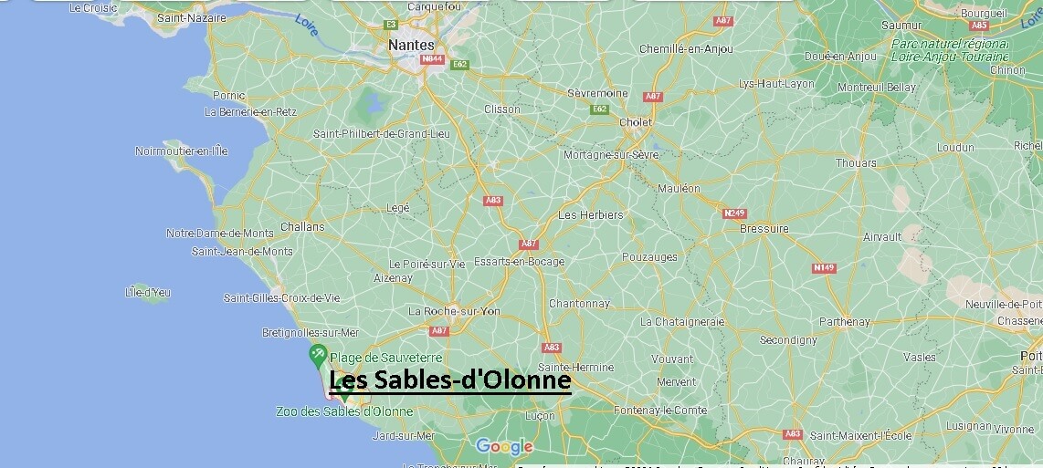 Où se situe Les Sables-d Olonne (Code postal 85100)