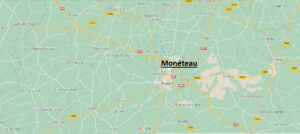 Où se situe Monéteau (Code postal 89470)