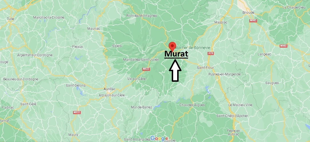 Où se situe Murat (Code postal 15300)