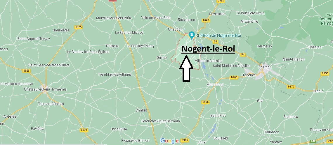 Où se situe Nogent-le-Roi (Code postal 28210)