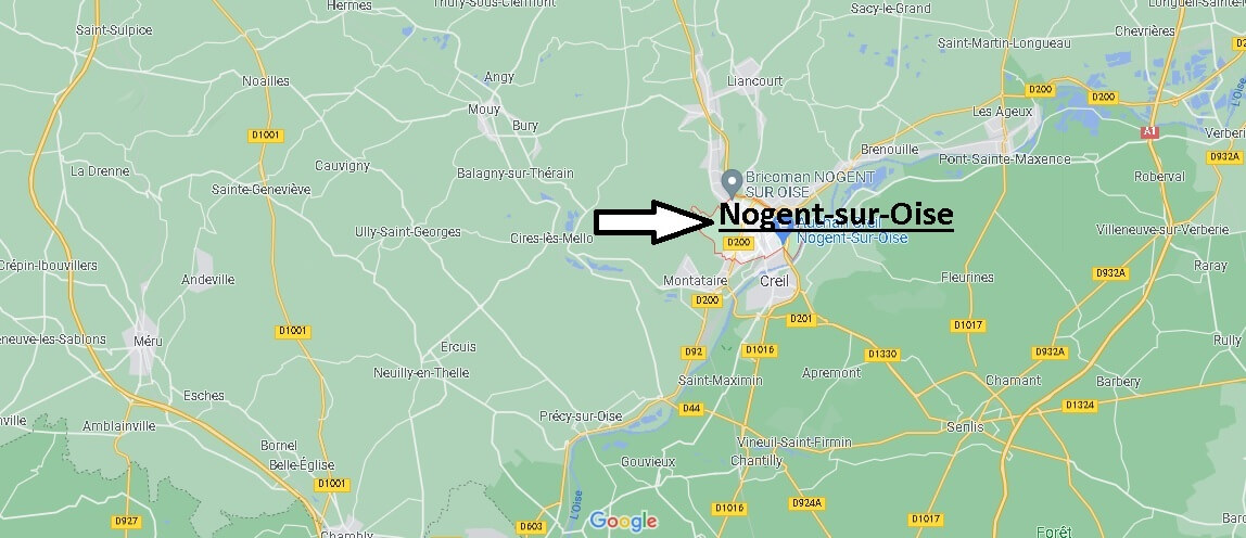 Où se situe Nogent-sur-Oise (Code postal 60180)