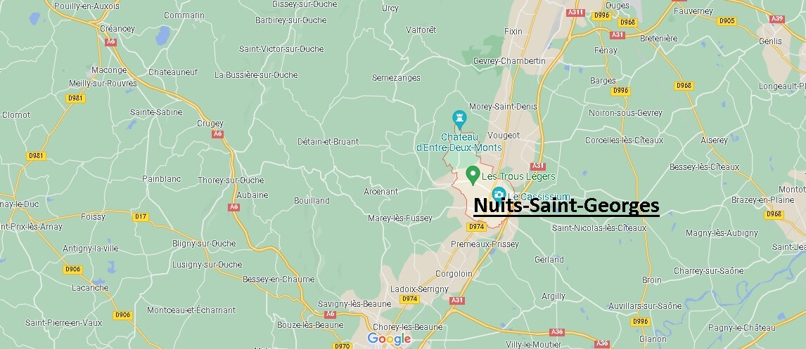 Où se situe Nuits-Saint-Georges (Code postal 21700)