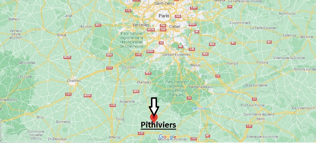Où se situe Pithiviers (Code postal 45300)