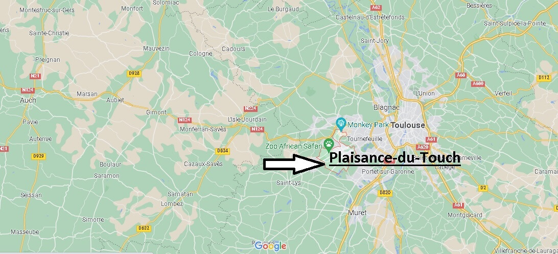 Où se situe Plaisance-du-Touch (Code postal 31830)