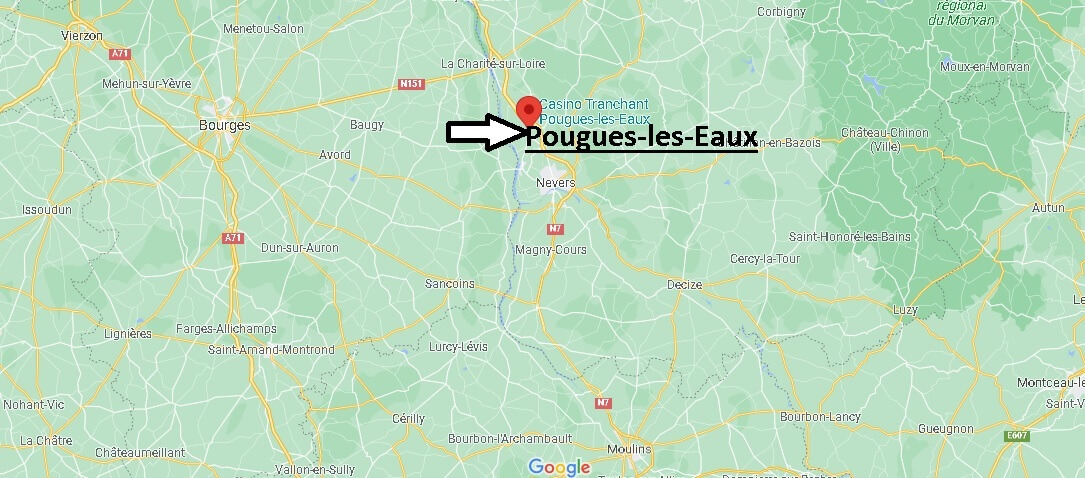 Où se situe Pougues-les-Eaux (Code postal 58320)