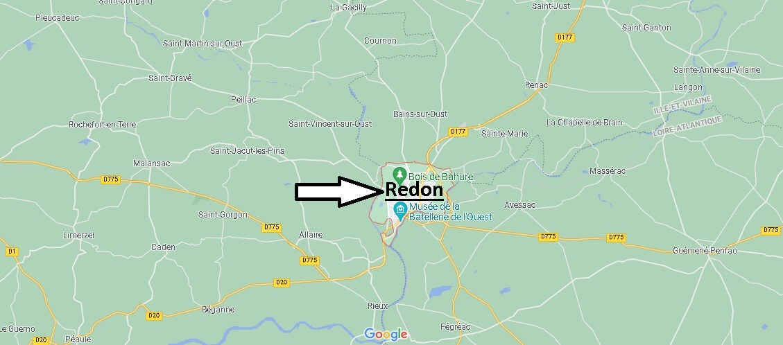 Où se situe Redon (Code postal 35600)