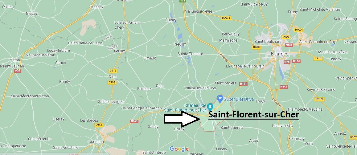Où se situe Saint-Florent-sur-Cher (Code postal 18400)