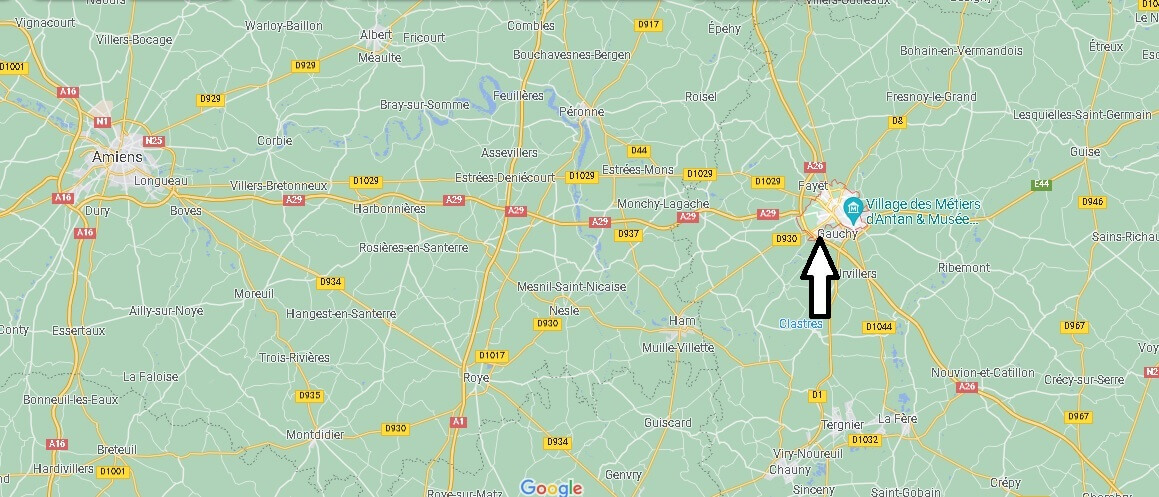 Où se situe Saint-Quentin (Code postal 02100)