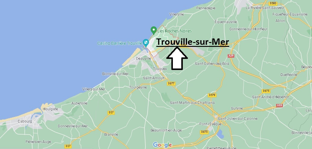 Où se situe Trouville-sur-Mer (Code postal 14360)