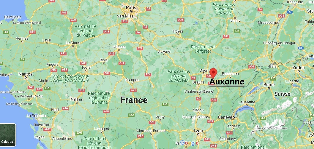 Où se trouve Auxonne