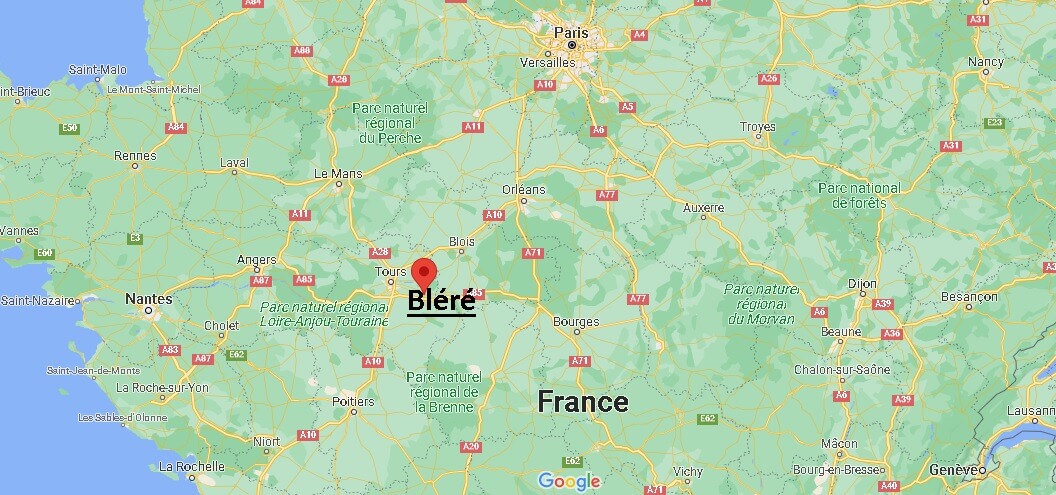 Où se trouve Bléré