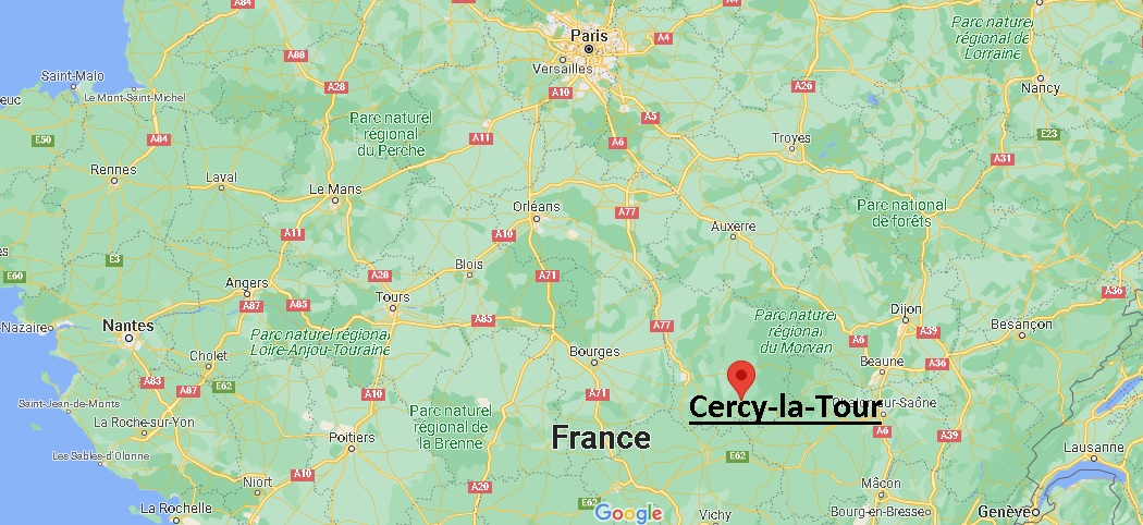 Où se trouve Cercy-la-Tour