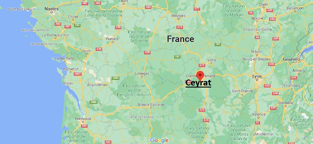 Où se trouve Ceyrat