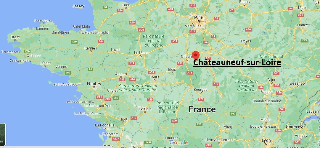 Où se trouve Châteauneuf-sur-Loire