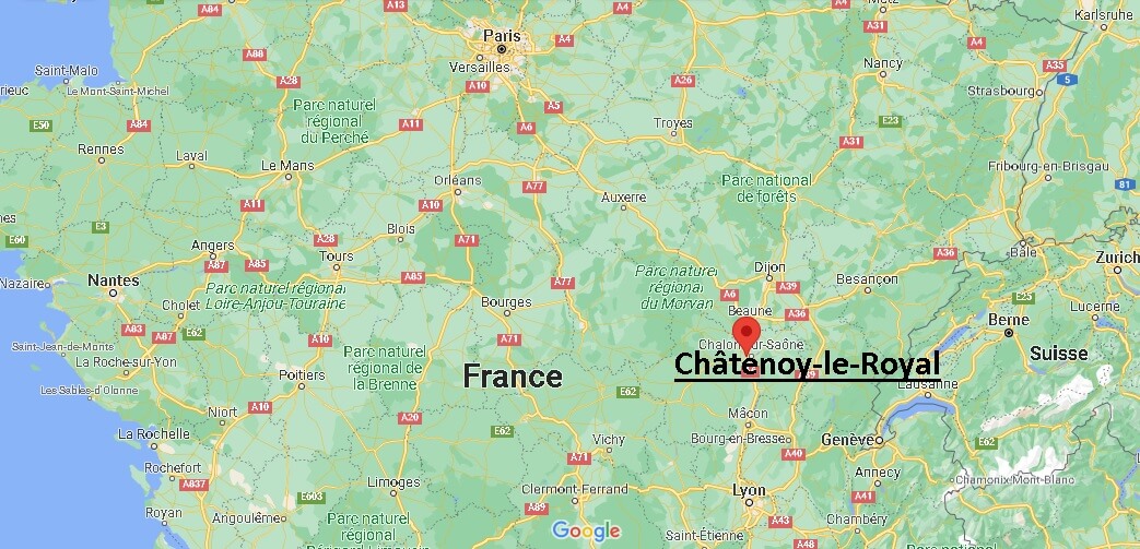 Où se trouve Châtenoy-le-Royal
