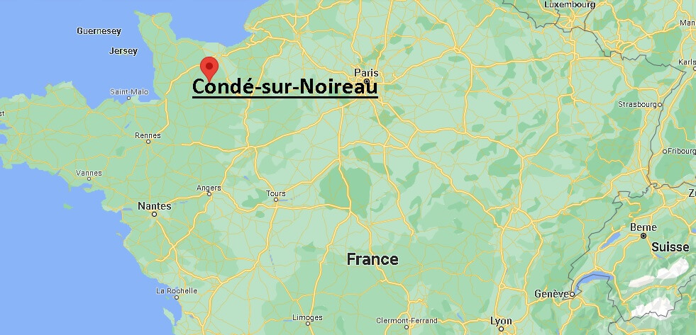 Où se trouve Condé-sur-Noireau