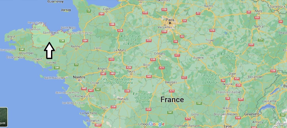 Où se trouve Côtes-d'Armor