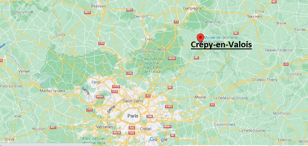 Où se trouve Crépy-en-Valois