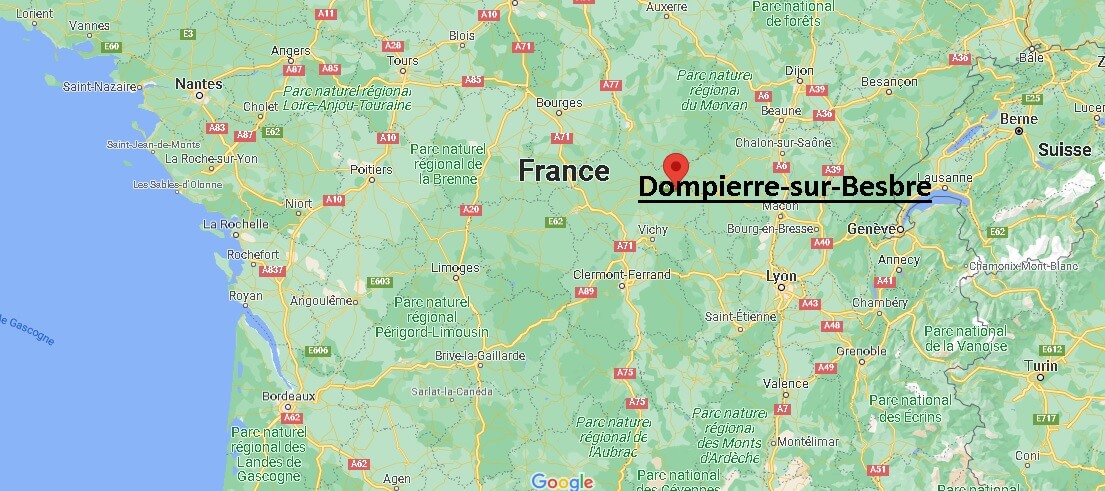 Où se trouve Dompierre-sur-Besbre