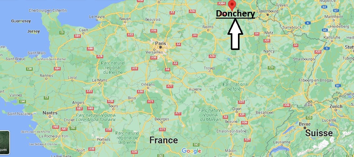Où se trouve Donchery