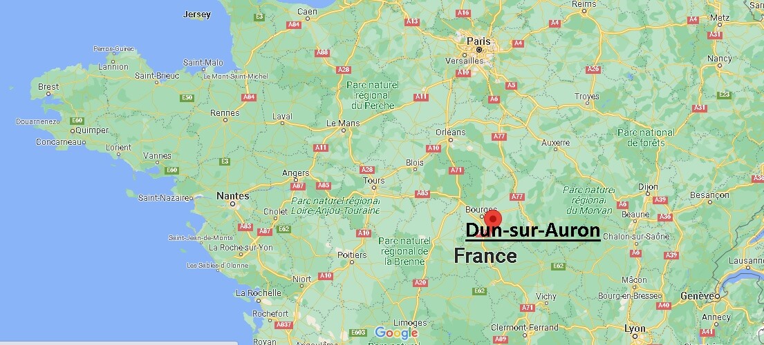 Où se trouve Dun-sur-Auron