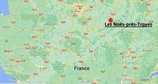Où se trouve Les Noës-près-Troyes