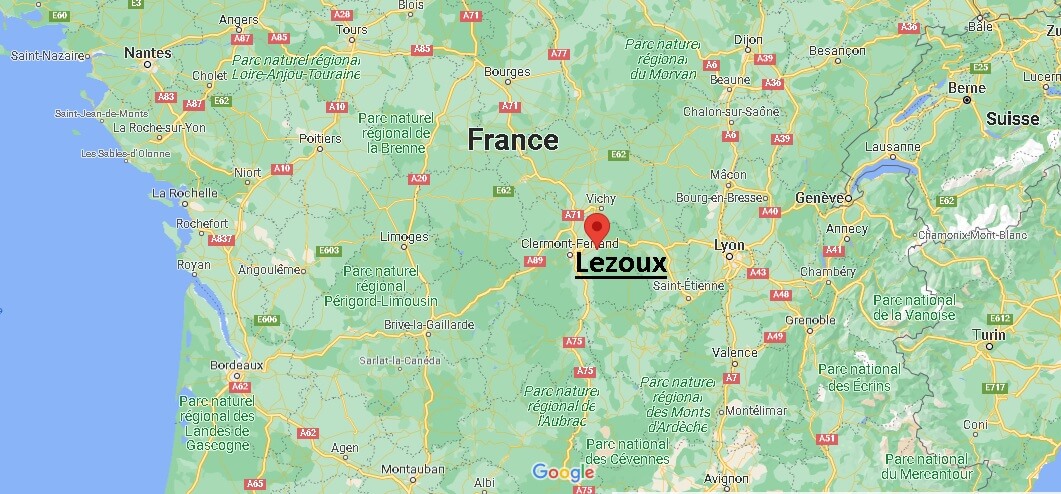 Où se trouve Lezoux