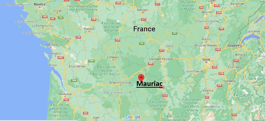 Où se trouve Mauriac