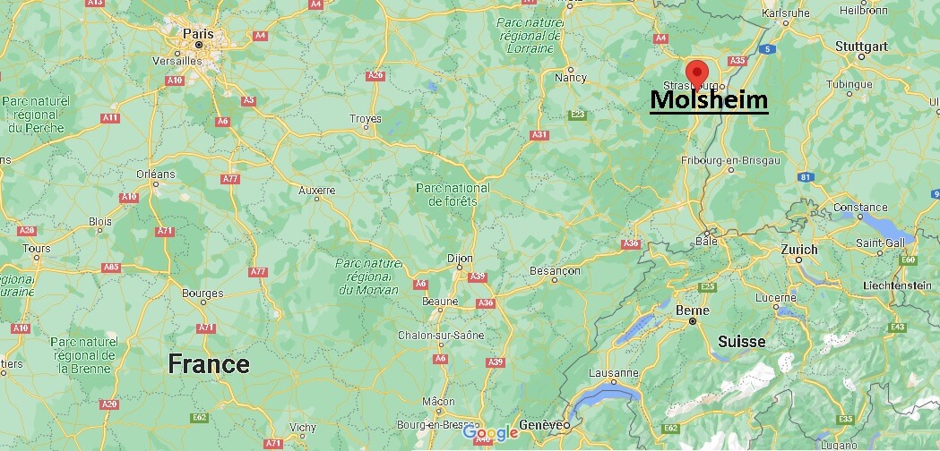 Où se trouve Molsheim