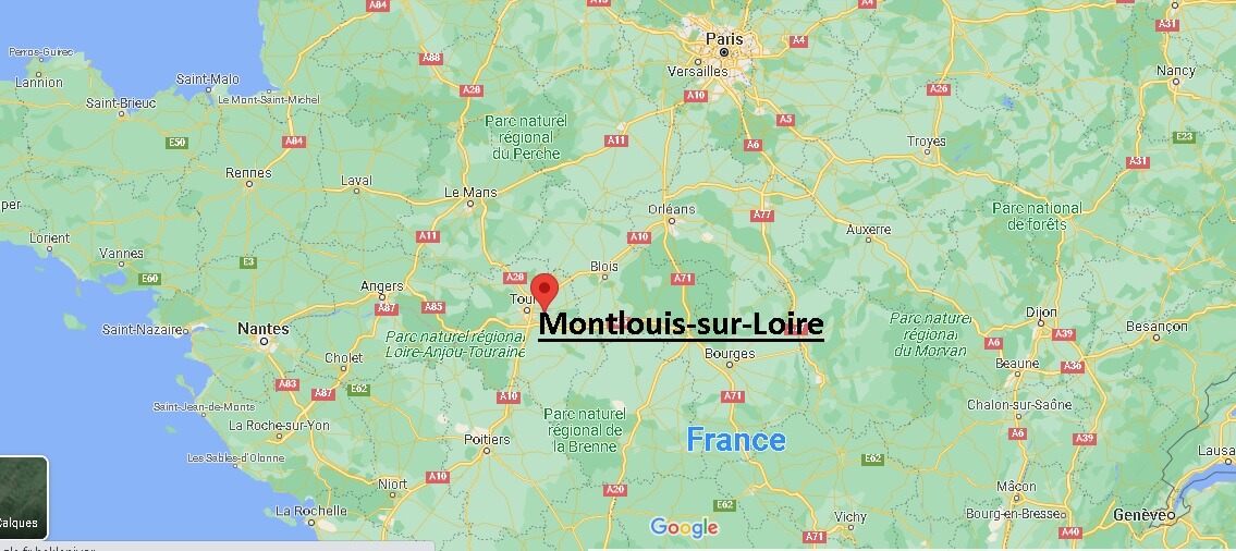 Où se trouve Montlouis-sur-Loire