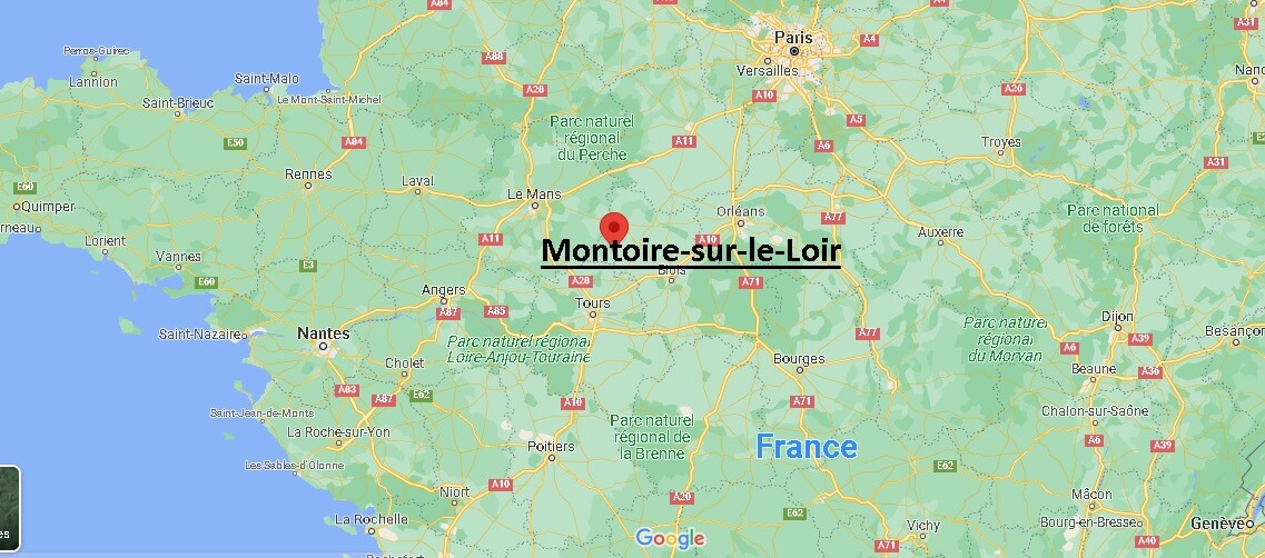 Où se trouve Montoire-sur-le-Loir