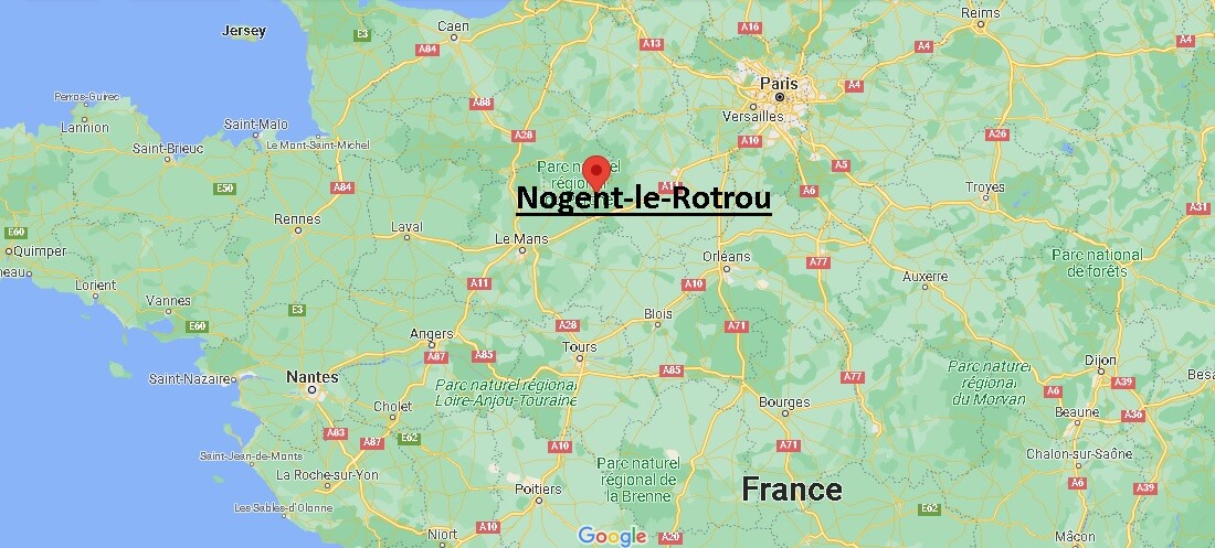 Où se trouve Nogent-le-Rotrou