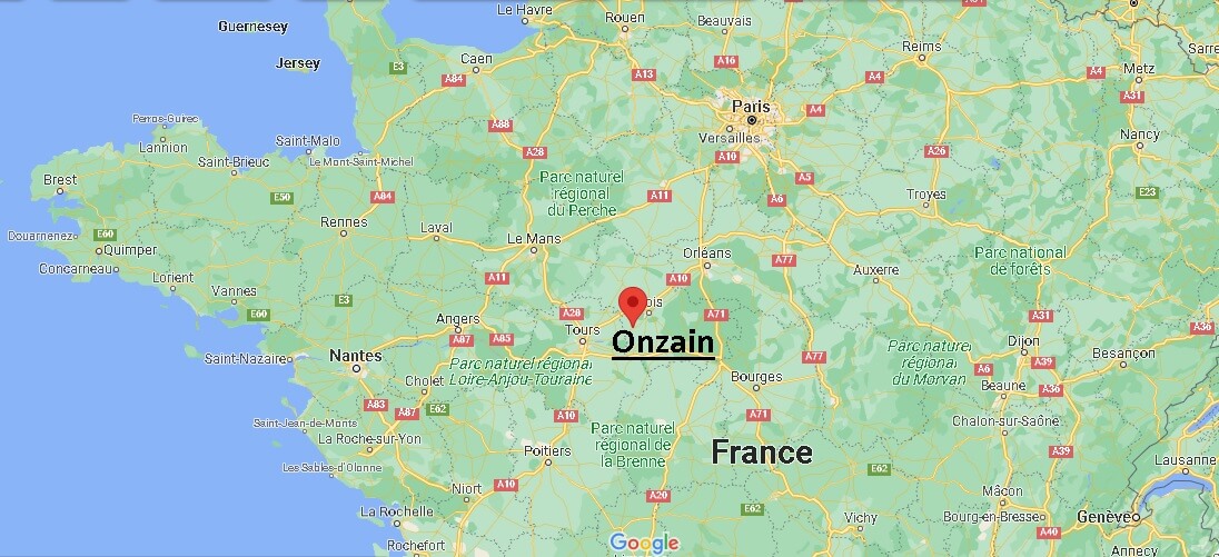 Où se trouve Onzain