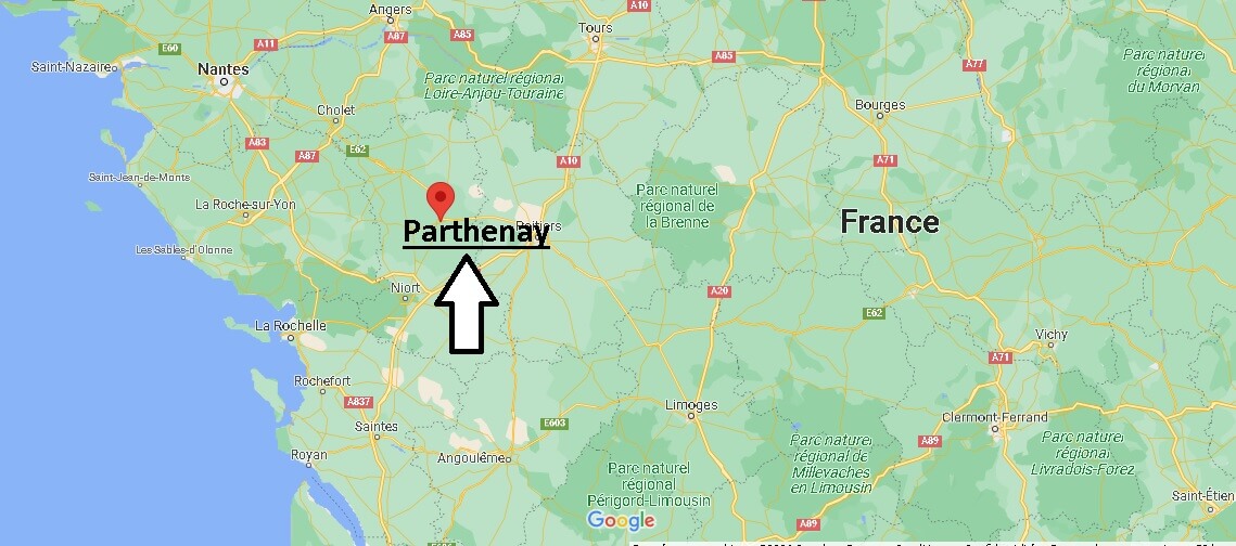 Où se trouve Parthenay