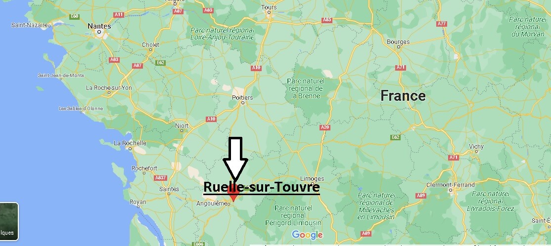 Où se trouve Ruelle-sur-Touvre