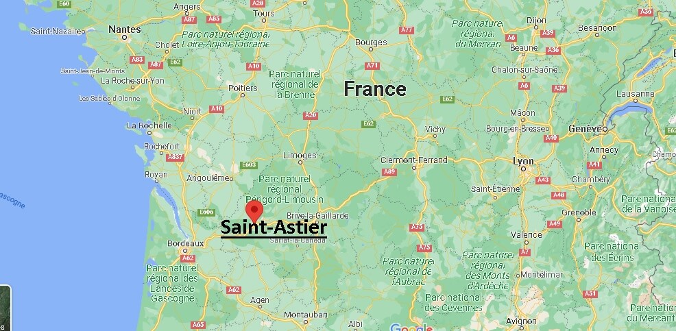 Où se trouve Saint-Astier