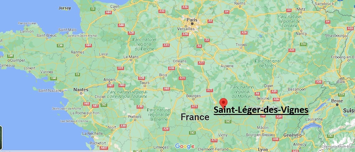 Où se trouve Saint-Léger-des-Vignes